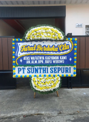 Papan Bunga Duka di Dukuhturi