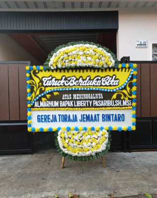 Papan Bunga Duka di Dukuhturi