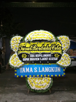 Papan Bunga Duka di Dukuhturi